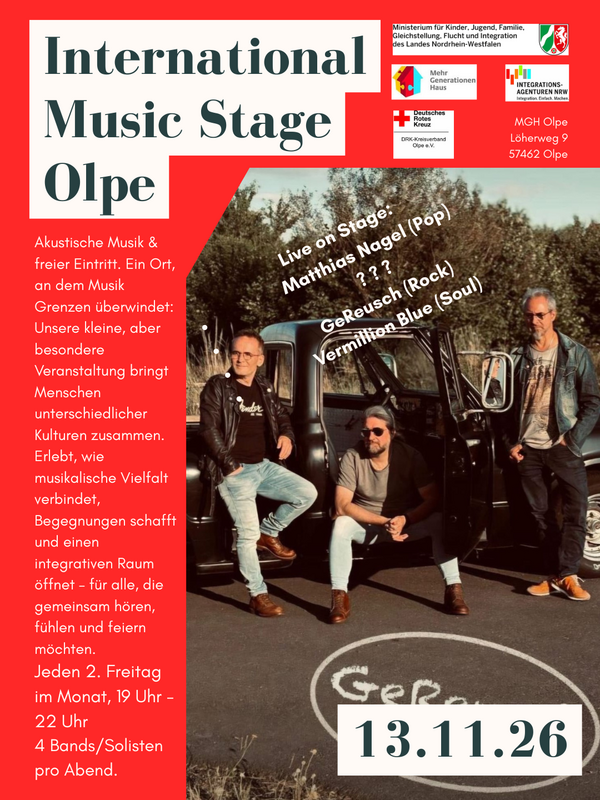 Interner Link zur Veranstaltung: 11. International Music Stage Olpe 