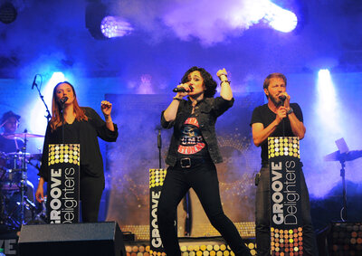 Bild vergr��ern: Donnerstags auf dem Marktplatz: GROOVE Delighters