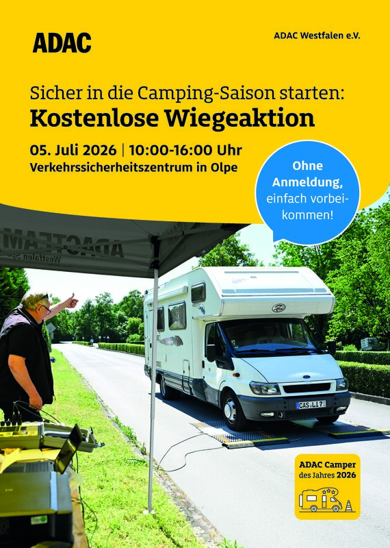 Interner Link zur Veranstaltung: Wiegeaktion f�r Wohnmobil und Wohnwagen 