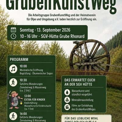 Interner Link zur Veranstaltung: Er�ffnung des GrubenKunstWeges