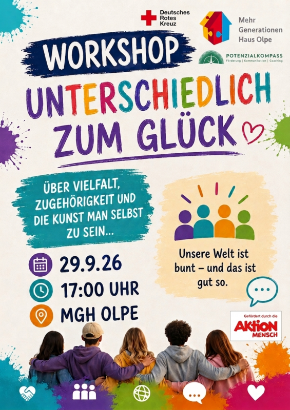 Interner Link zur Veranstaltung: Unterschiedlich zum Gl�ck